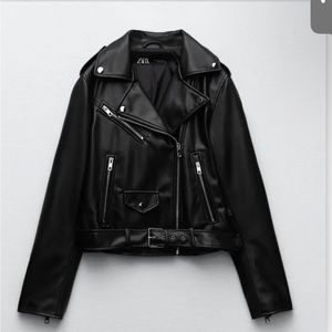 Zara leather jacket